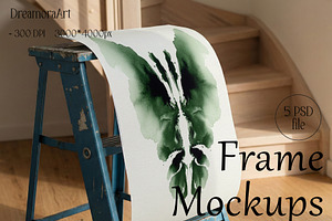 Natural Frame Mockups Set PSD, a Mockup by DreamoraArt