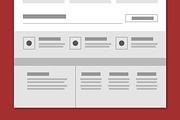 Wireframe Structure Examples, a Wireframe Template by MightyDesign (Thumbnail 6 of 9)