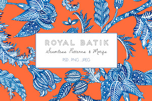 Royal Batik, Seamless Print & Motifs