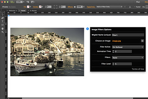 Image Filters Adobe Muse Widget