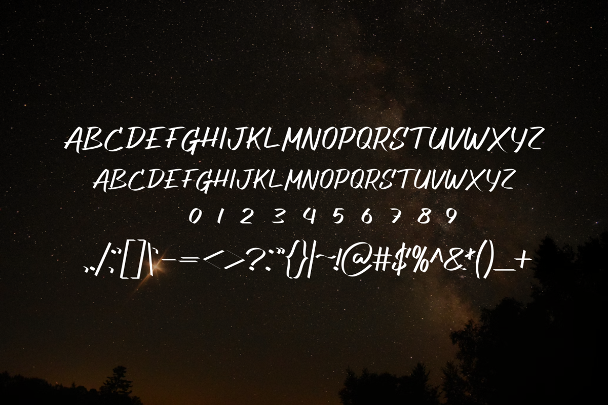 Ghubly - Font, a Handwritten Font by artchiles_design (Photo 4 of 5)