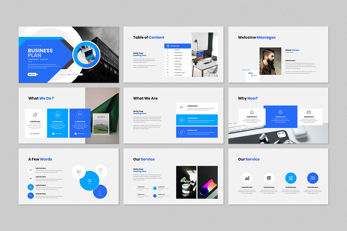Business Plan Presentation Template, a Presentation Template by CreativeSlides (Photo 2 of 5)