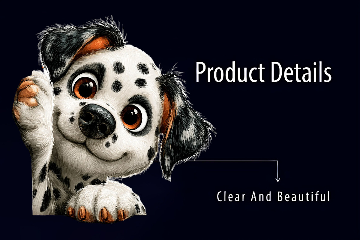 Whimsical Peeking Dog Clipart Set, a Seasonal Illustration by RobertsArt (Photo 5 of 7)