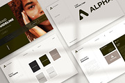 Alpha Brand Guideline, a Brochure Template by Aura Agency (Thumbnail 3 of 9)