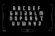 VB Ziore - Futuristic Font, a Sans Serif Font by VALIANTBROTHA (Thumbnail 2 of 9)