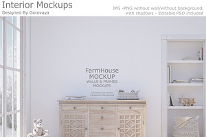 Interior Mockup, Nursery Mockup