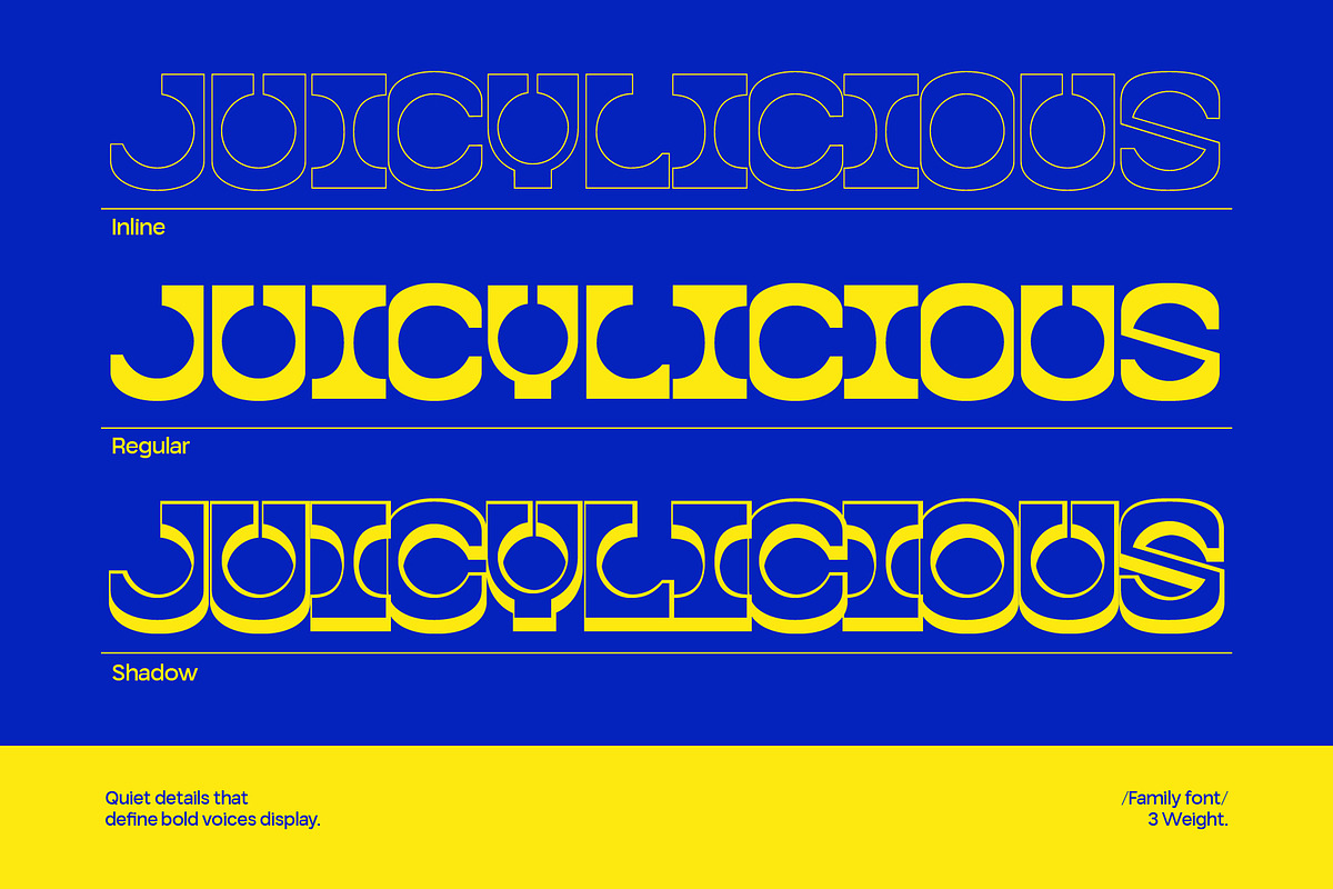 MIJON | Chunky Modern Display Font, a Sans Serif Font by Casloop Studio (Photo 8 of 11)