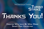 Turbo Strike, a Sans Serif Font by Wow Magic (Thumbnail 3 of 3)