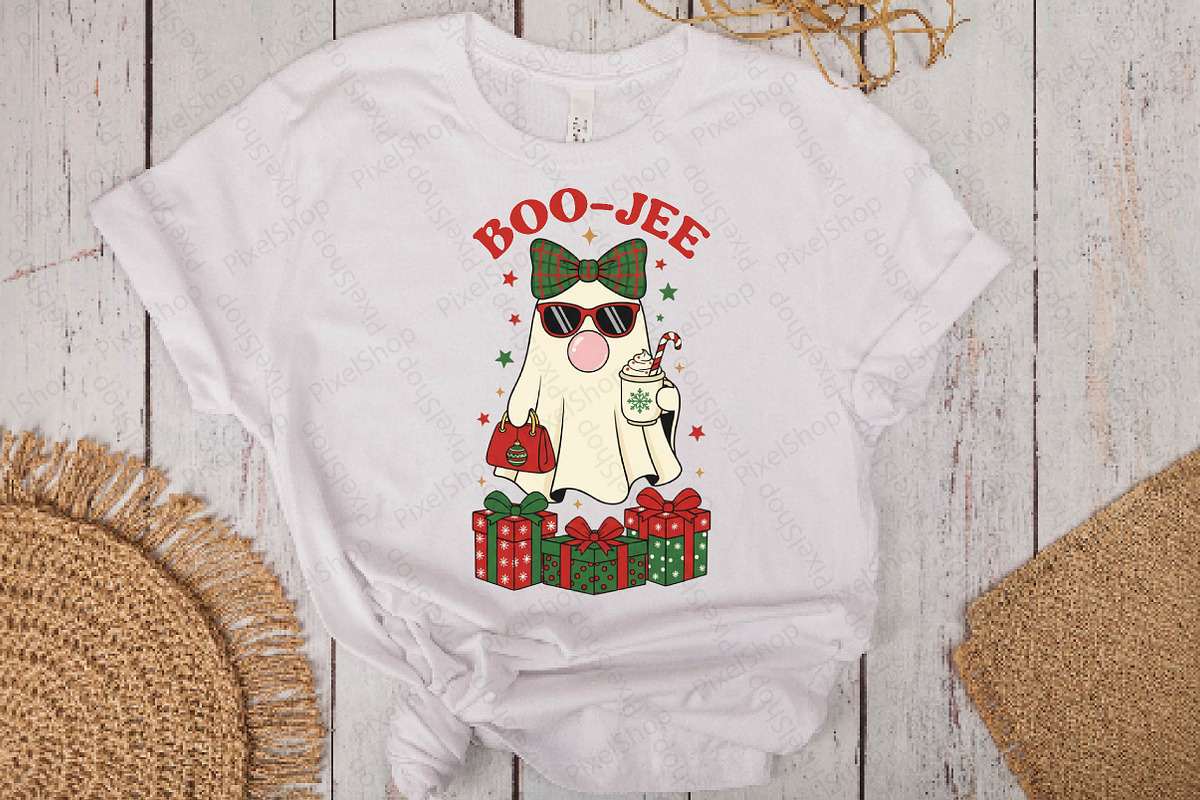 Boojee Christmas Fashion Ghost, an Illustration by DreamPrint404 (Photo 3 of 7)