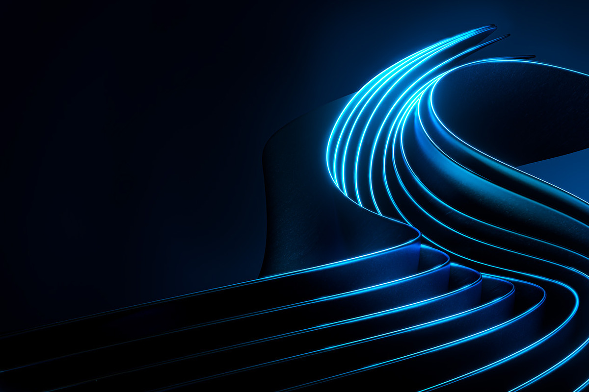 12 Modern Abstract Wavy Design Shape, an Object 3D Model by NikitaKapustin (Photo 7 of 13)