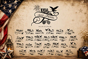 Spirit Patriotic Monogram, a Handwritten Font by Yoga Letter (Thumbnail 4 of 6)