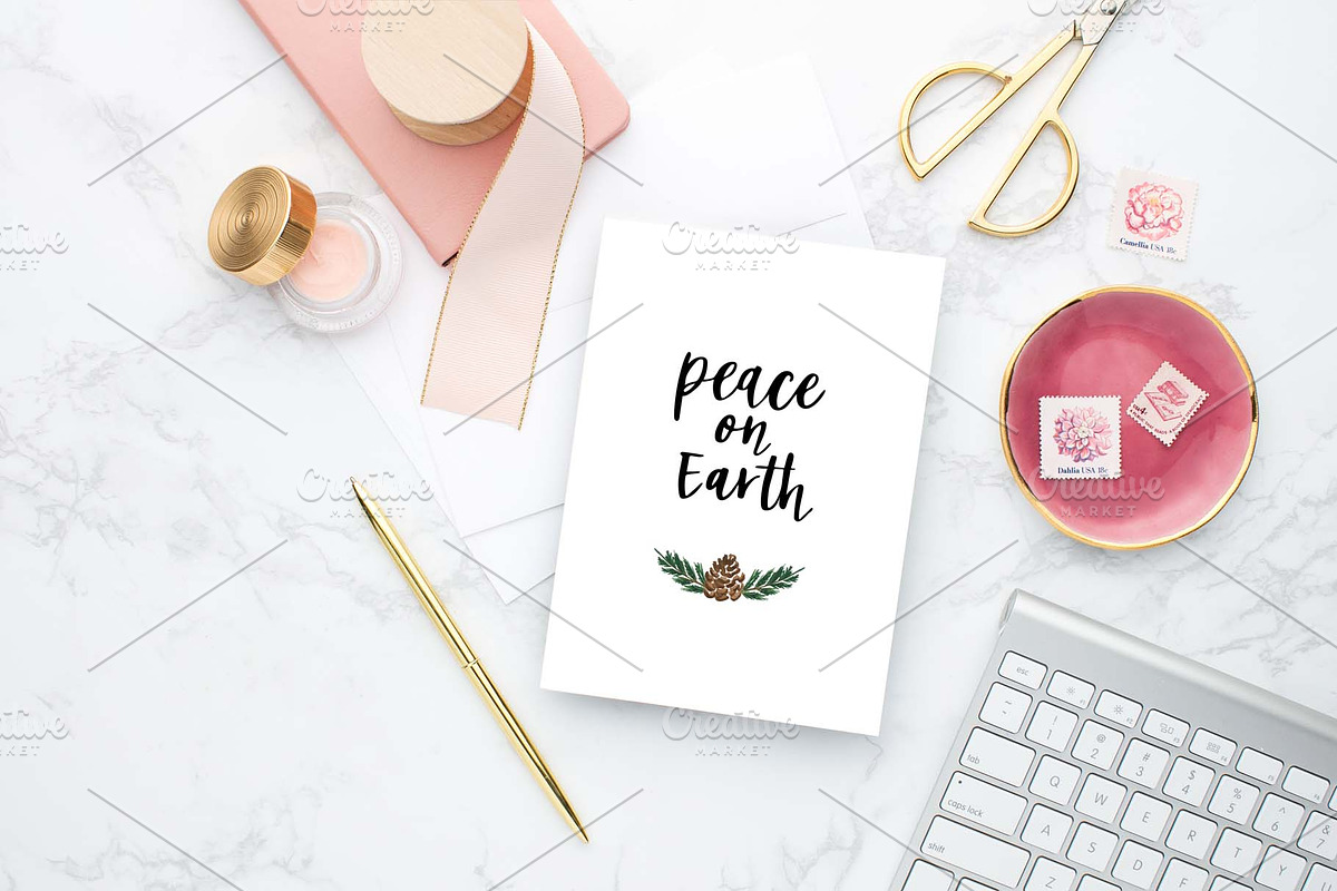 SALE Holiday Lettering & Clipart Kit, an Illustration by Jane Yu Designs (Photo 11 of 12)
