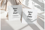 Elegant 6x6 Square Invitation Card, a Mockup by MockupWizard (Thumbnail 3 of 3)