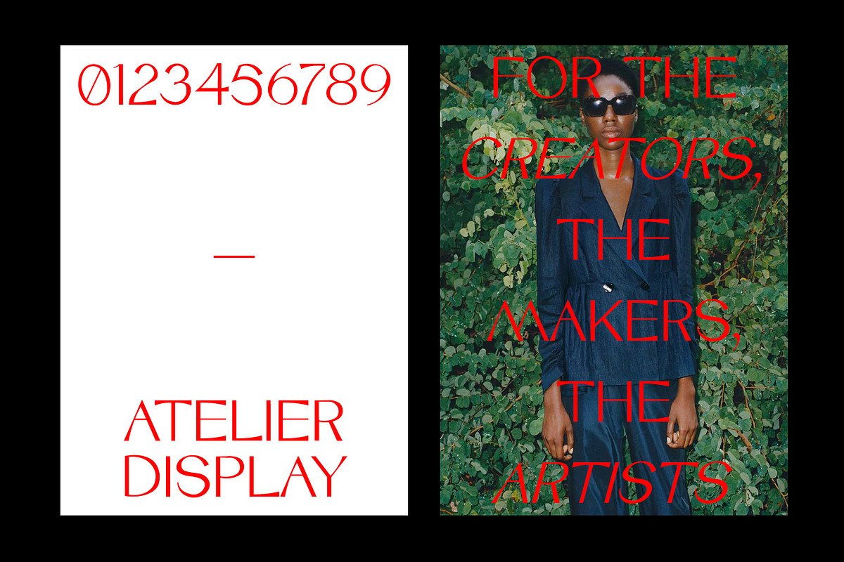 Atelier Display Font, a Font by Duet Atelier (Photo 10 of 16)
