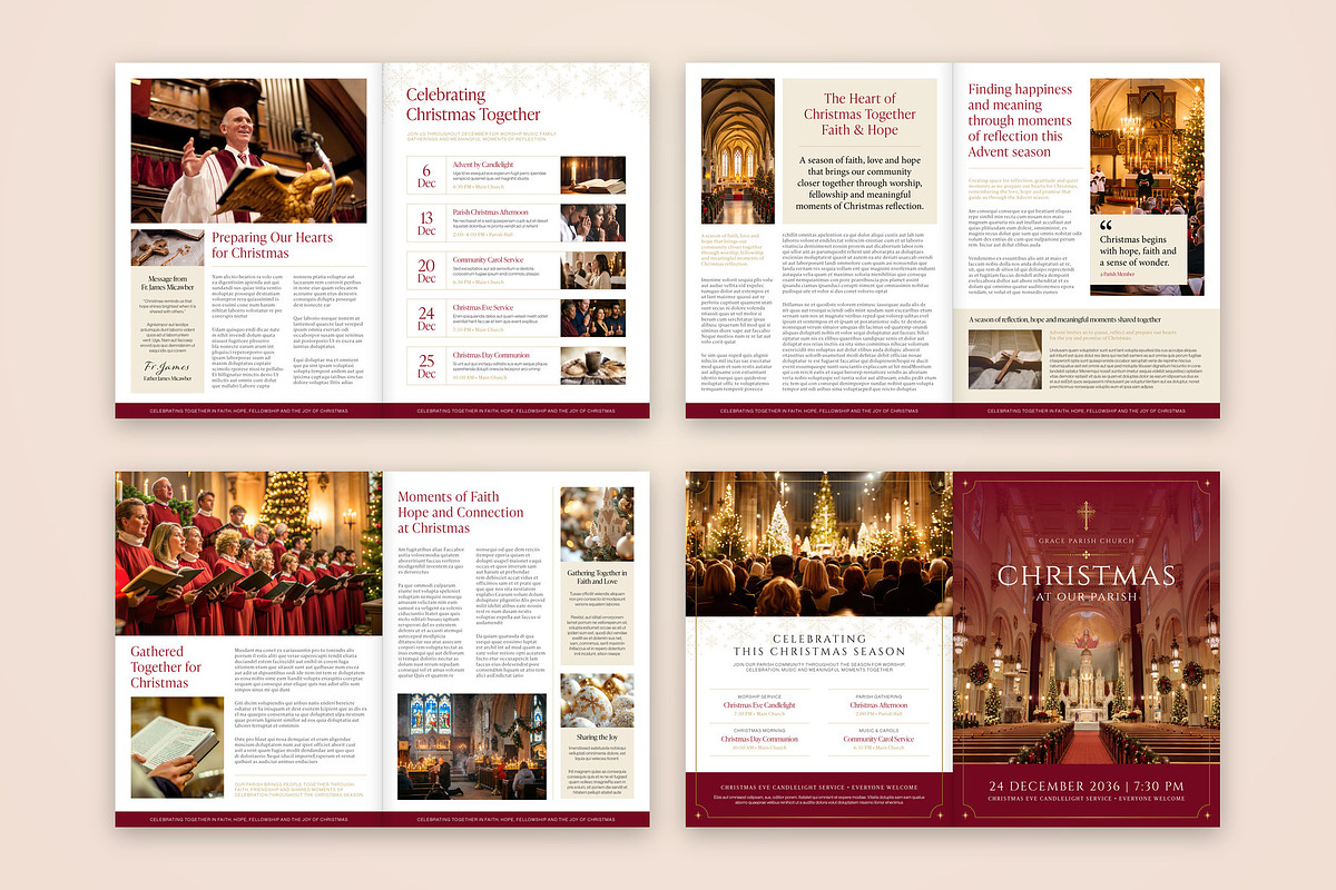 Christmas Church Digital Magazine, a Magazine Template by BrandPacks (Photo 3 of 5)