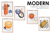 Modern watercolor painted, a Texture Graphic by Big Bundles Shop (Thumbnail 5 of 6)