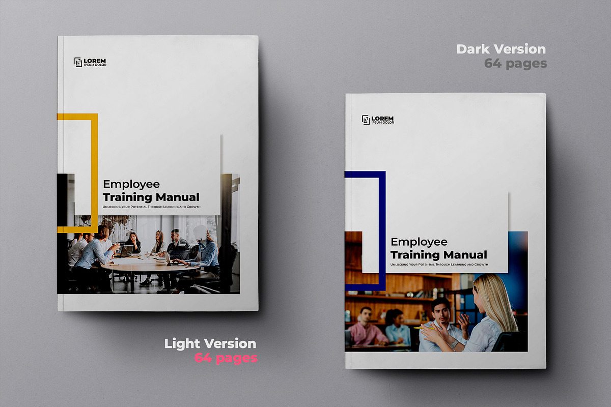 Employee Training Manual Template, a Brochure Template by StockInDesign (Photo 2 of 11)