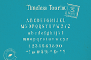 Timeless Tourist - Vintage Ad Type, a Serif Font by HipFonts (Thumbnail 8 of 10)