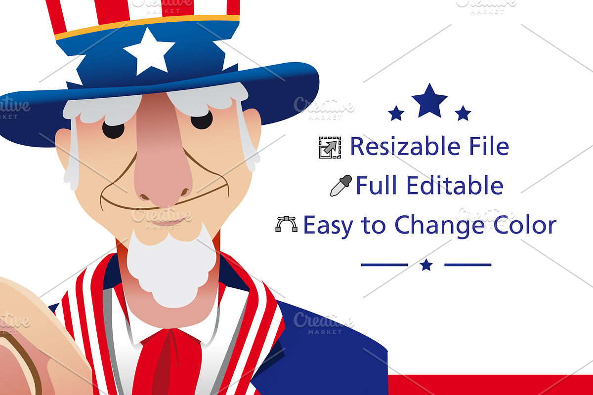 Uncle Sam, an Illustration by doghead (Photo 2 of 2)