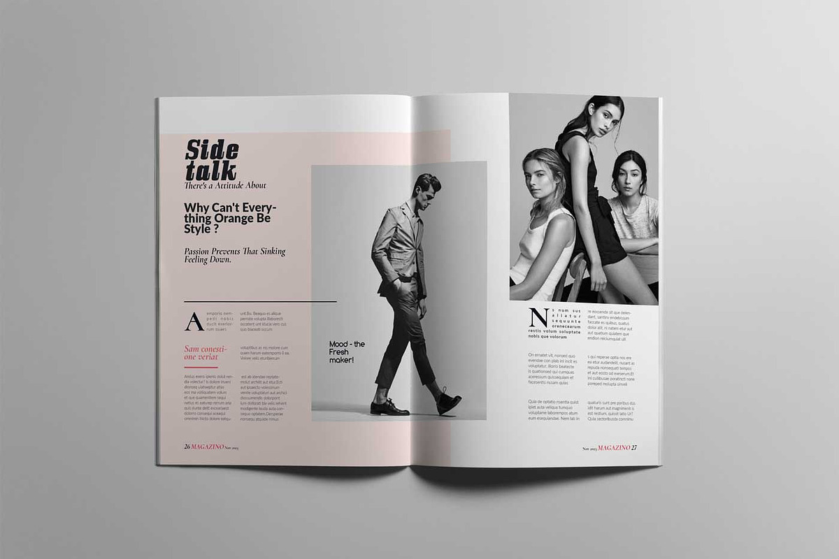 The Best Magazine Layout Design, a Magazine Template by Swayang (Photo 13 of 21)