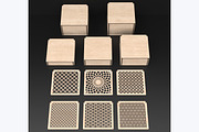 14 Square Flip Top Boxes Laser Files, an Object Graphic by ThemeXDigital (Thumbnail 8 of 8)