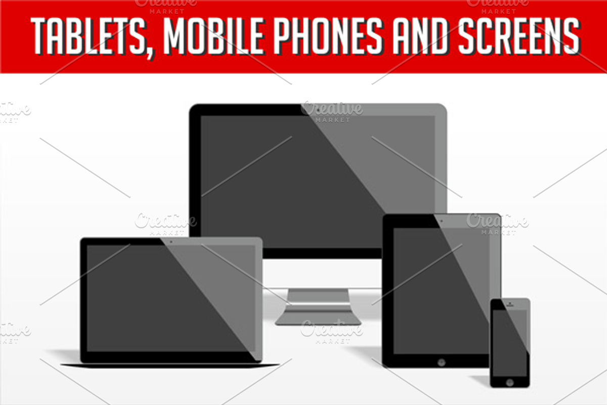 Tablets, mobile phones and screens preview 2