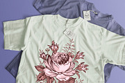 Set Seamless Flowers Roses Chamomile, a Pattern Graphic by Vintage (Thumbnail 12 of 13)
