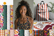 Retro Abstract Geometric Patterns, a Pattern Graphic by Sonulkaster (Thumbnail 2 of 6)