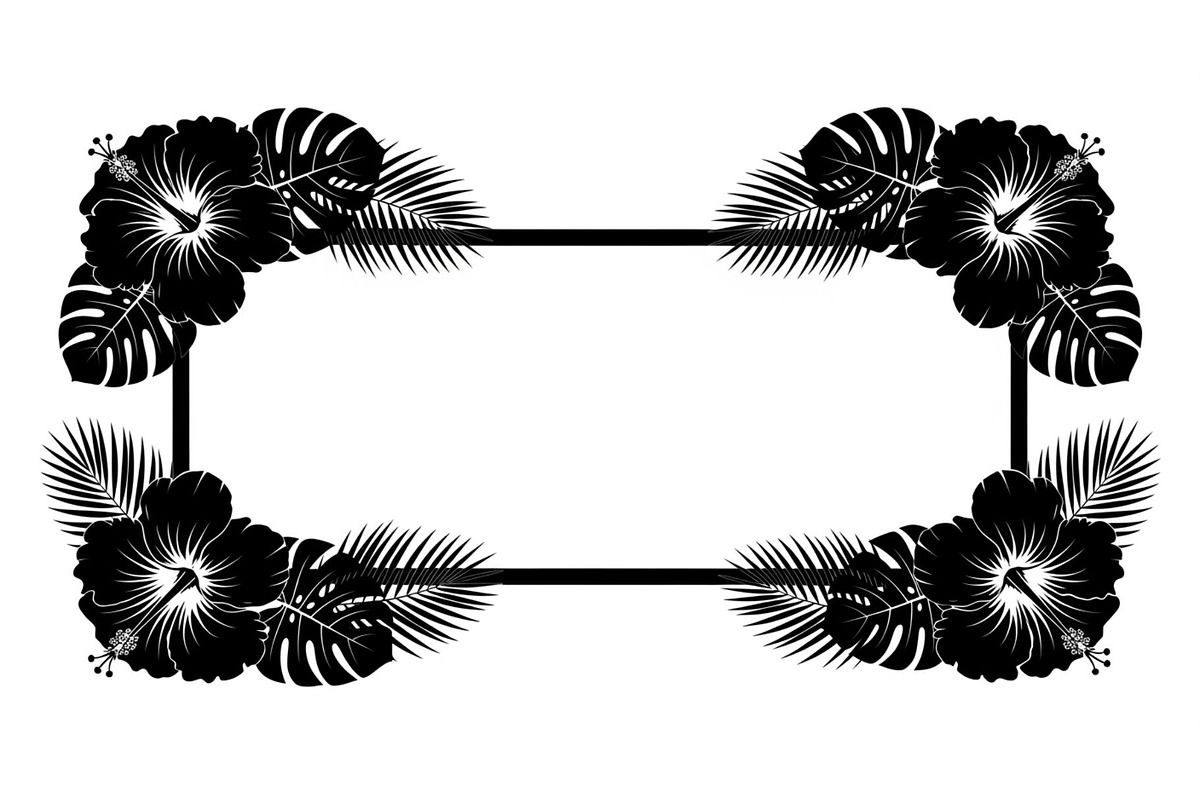 Floral Rectangle Frame SVG Bundle, an Illustration by jahid234 (Photo 2 of 31)