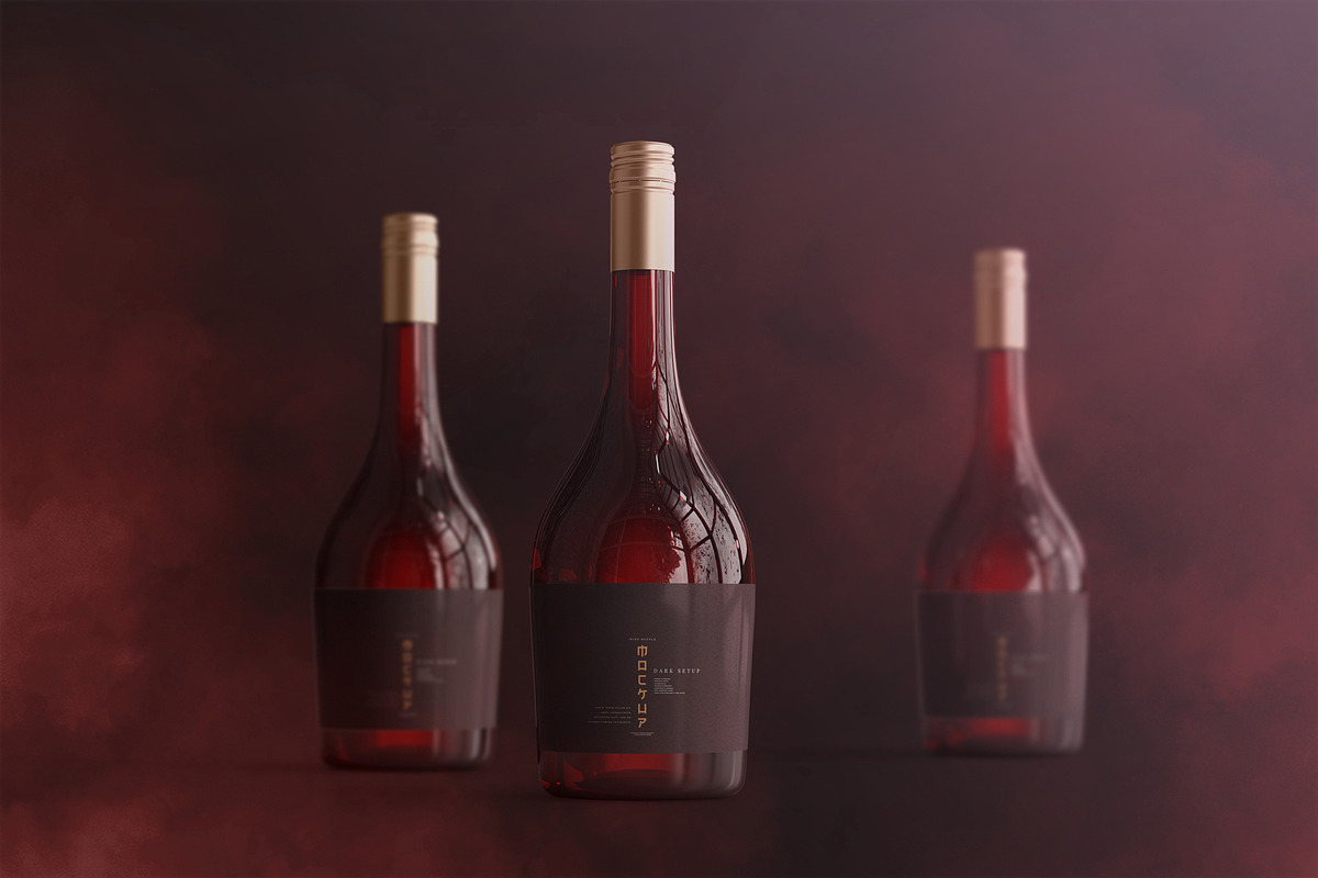 Red Wine Mockup Set, a Product Mockup by PSD Market (Photo 11 of 17)