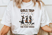Halloween Fall Witch Girls Trip Autu, an Illustration by DreamCafeArt (Thumbnail 3 of 7)