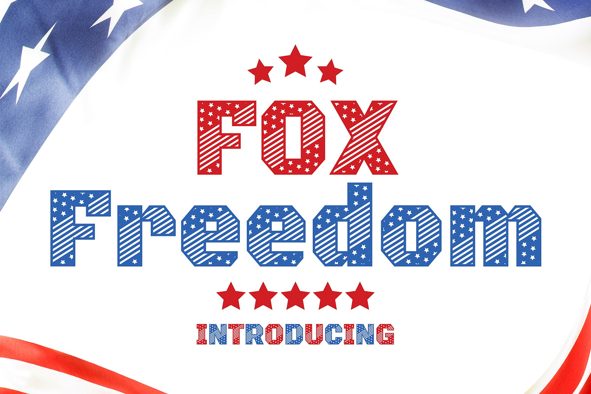 Fox Freedom Font, a Symbol Font by Fox7 By Rattana (Photo 1 of 9)