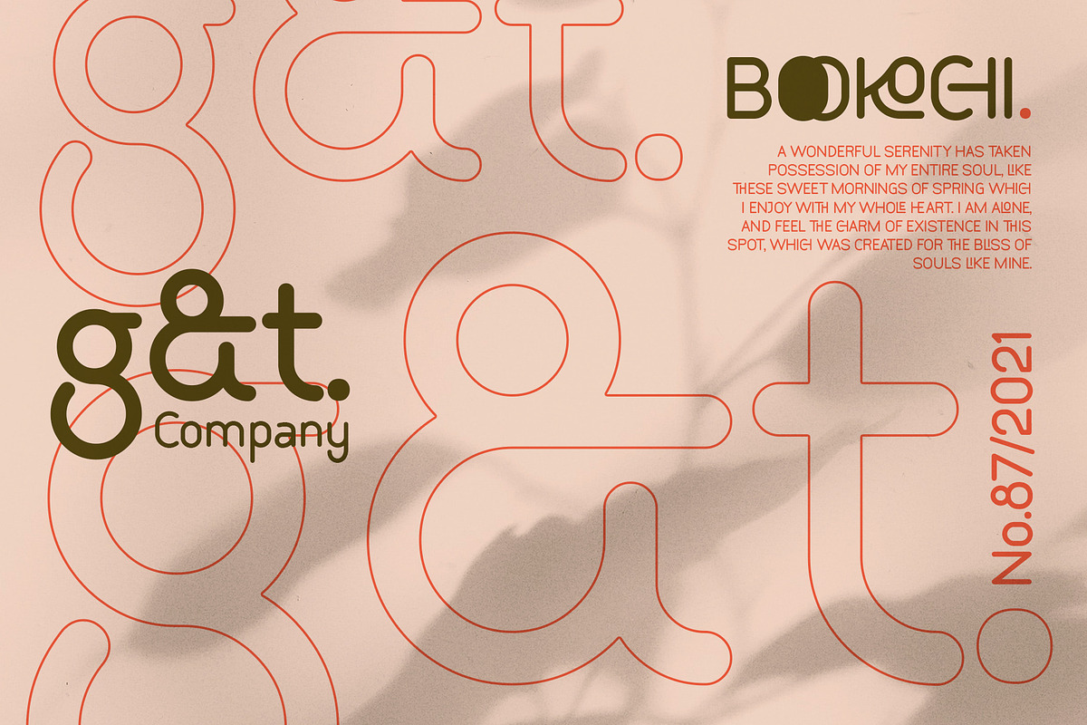 Bookochi Rounded Display Sans Serif, a Sans Serif Font by Designsation (Photo 10 of 10)