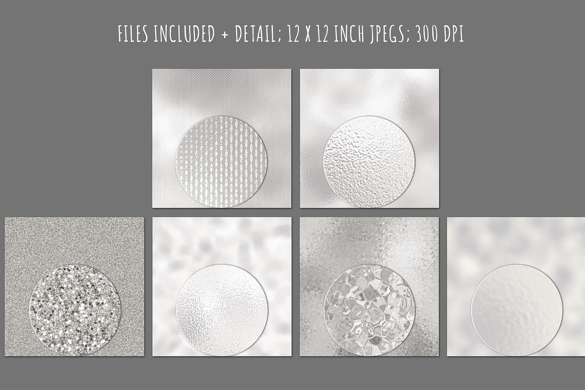 Silver foil and glitter, a Texture Graphic by Paper Farms (Photo 3 of 3)