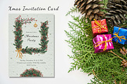 Xmas Invitation Cards Template, an Invitation Template by 3Motional (Thumbnail 4 of 10)