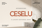 Ceselu - A Refined Luxury Serif, a Serif Font by Astuti Studio (Thumbnail 2 of 24)