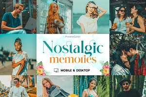 7 Nostalgic Cyan Lightroom Presets