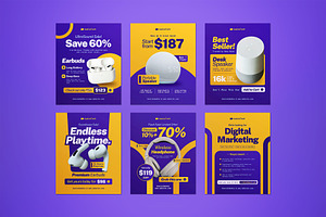 Electronic Social Media Pack, a Flyer Template by The Good Store