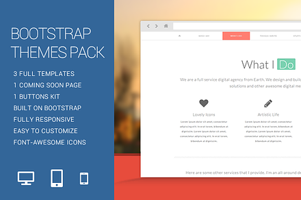 Bootstrap Themes Pack