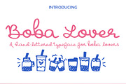 Boba Lover Script Font, a Script Font by PARAMAJAN (Thumbnail 1 of 8)