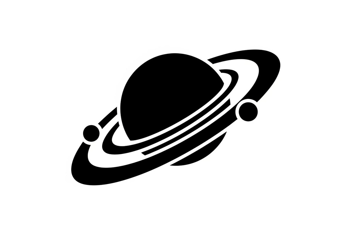 Solar System Silhouette Clipart, a Graphic by balal (Photo 4 of 13)
