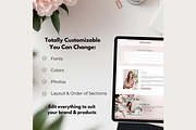 Systeme.io Blush Branding Blog, a Landing Page Template by Hayley's Digital Hub (Thumbnail 5 of 10)