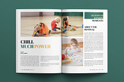 Kids Magazine Layout Template, a Magazine Template by E-Type (Thumbnail 6 of 7)
