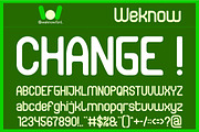 Status Quo font, a Sans Serif Font by weknow (Thumbnail 5 of 8)