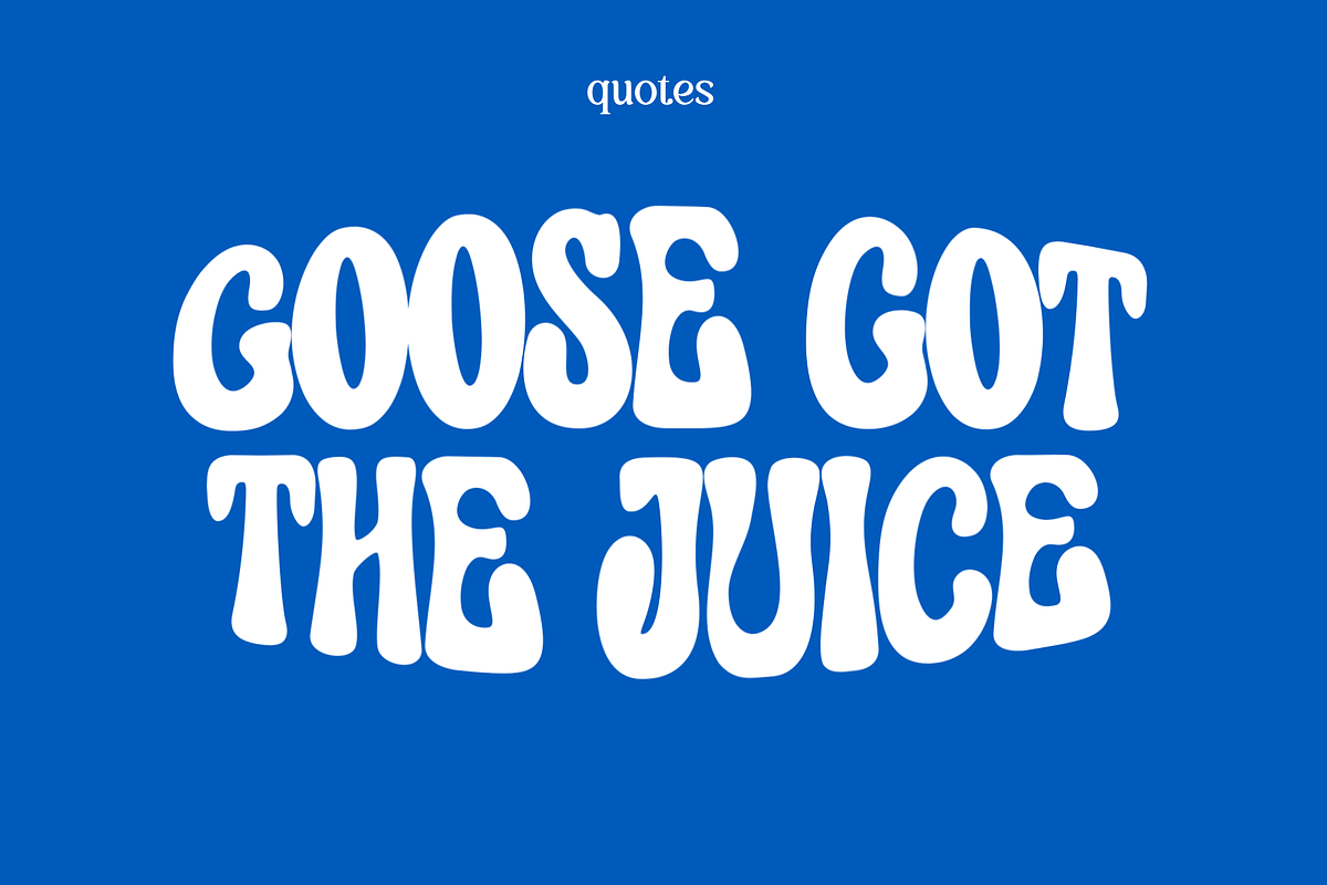 Curious Goose Font - Groovy Font, a Handwritten Font by ariodsgn (Photo 8 of 8)