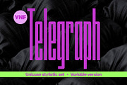 YNF Telegraph | Unicase sans serif, a Sans Serif Font by YNF (Thumbnail 1 of 20)