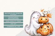 Halloween Cute Animals Clipart, a Seasonal Illustration by BusyDaydesign (Thumbnail 7 of 9)