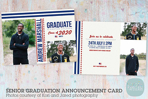 AG004 Senior Guy Graduation Card, a Card Template by Paper Lark