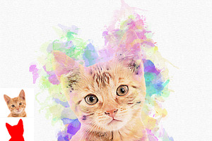 Pastel Watercolor Photoshop Action