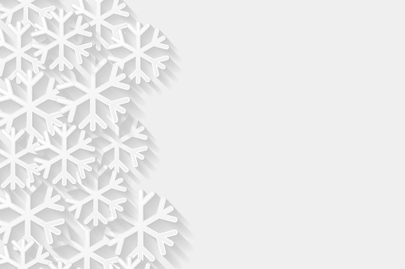 Abstract background with snowflakes preview 2